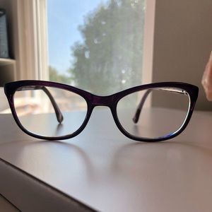 Beautiful deep purple frames. Like new!